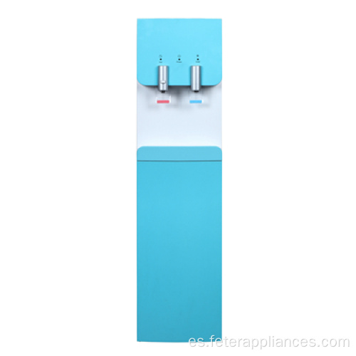 Dispensador de enfriador de agua de enfriamiento de compresión caliente y fría tipo hermoso estilo con 2 grifos